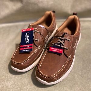 Chaps Men's Cognac Boat Shoes